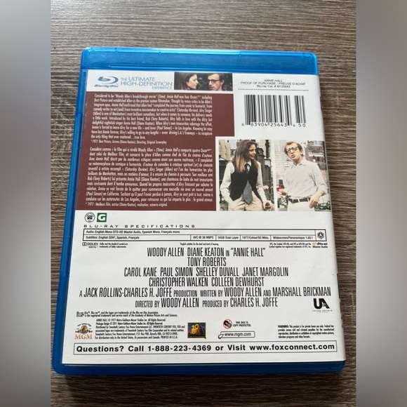 📀 3/$15 or 4/$20 📀 Annie Hall Bluray - Picture 2 of 3